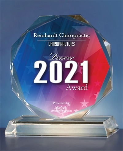 Denver Crystal Award for best Denver chiropractors of 2021